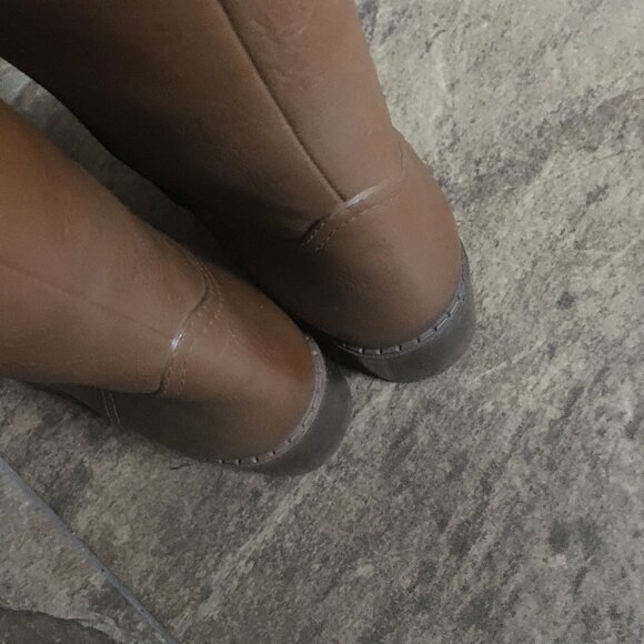 Vintage Tall Brown Boots With Fleecy Lining Made in Canada - Picture 7 of 11